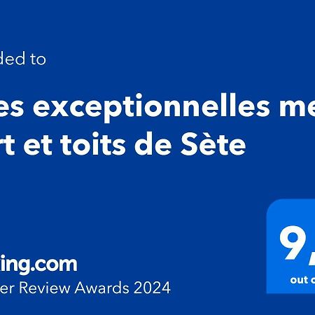 Vues Exceptionnelles Mer, Port Et Toits De Sete Exterior photo